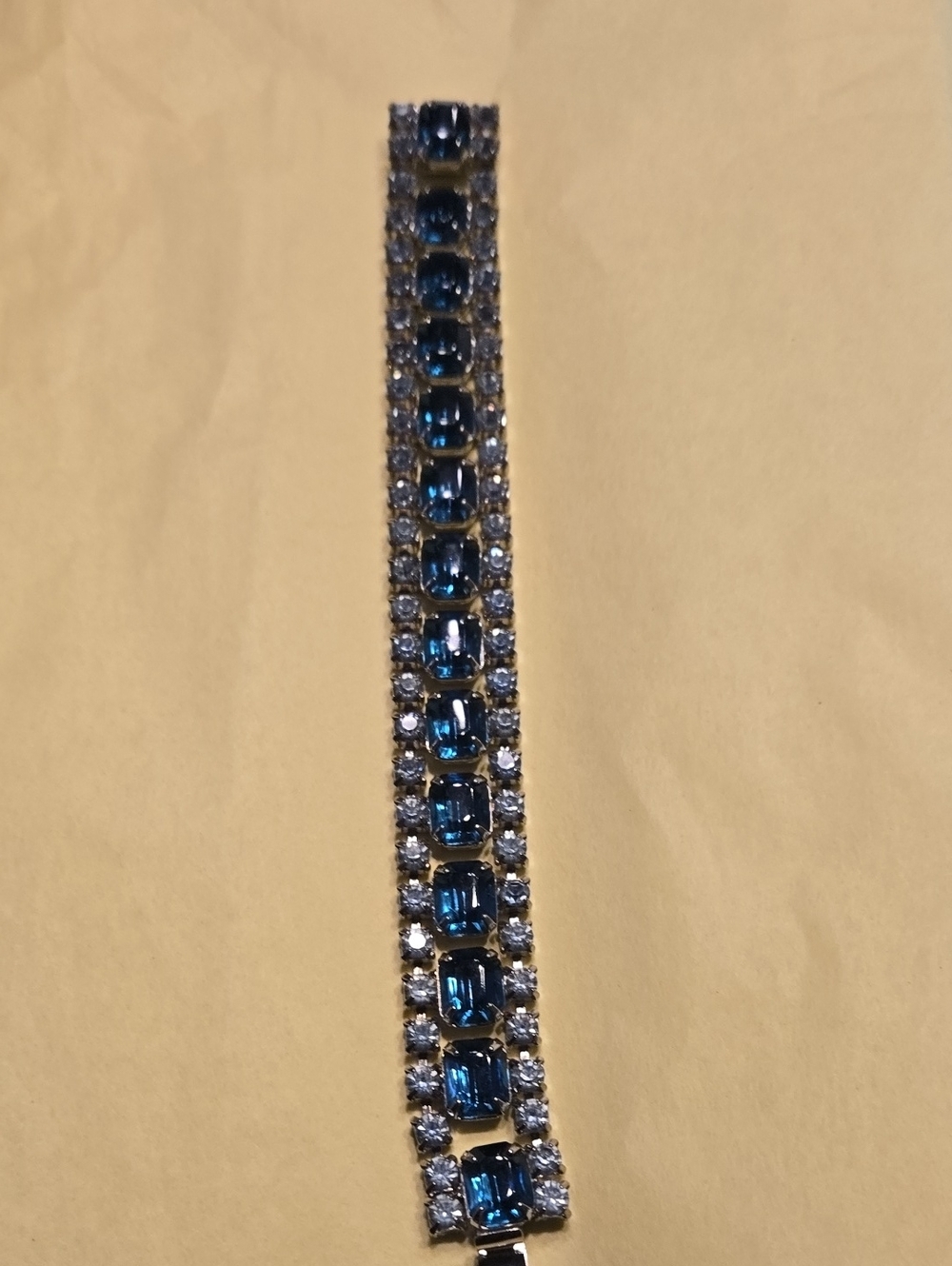 Blue Crystal Tennis Bracelet - Women's Fashion Bracelet